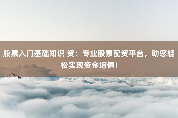 股票入门基础知识 资：专业股票配资平台，助您轻松实现资金增值！